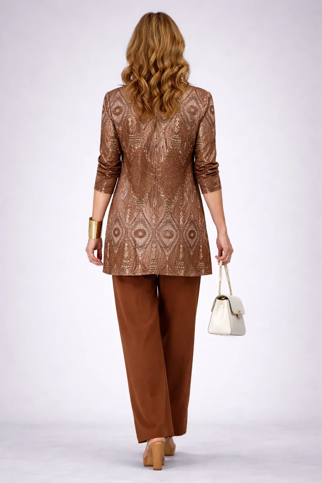 Lila | Rust Paisley Three-Piece Set