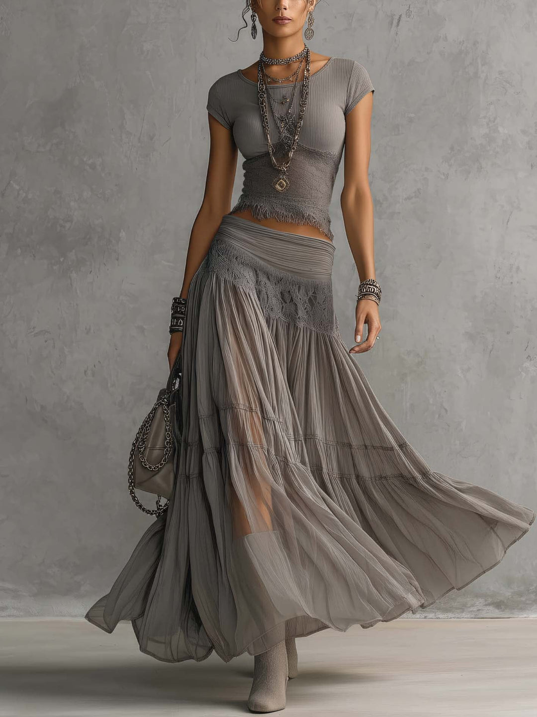 DIANE | MAXI SKIRT SET