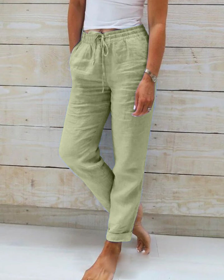 Selena – Tapered Joggers with Drawstring Waist