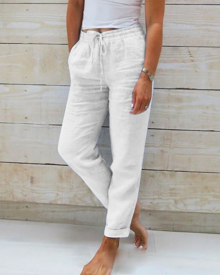 Selena – Tapered Joggers with Drawstring Waist