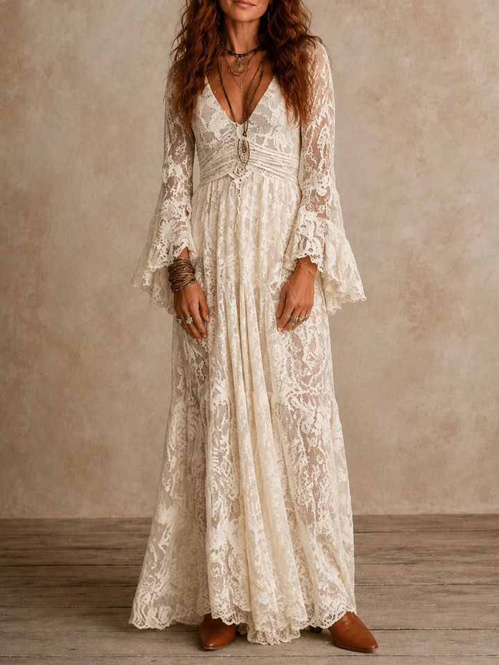 Emily | Vintage Silhouette Maxi Dress