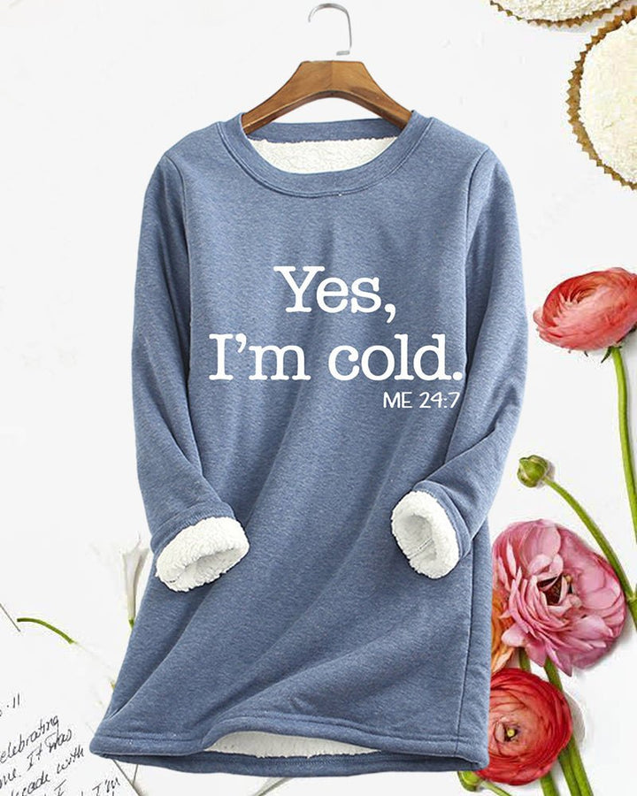 Belle – Graphic Sweatshirt with Round Neck