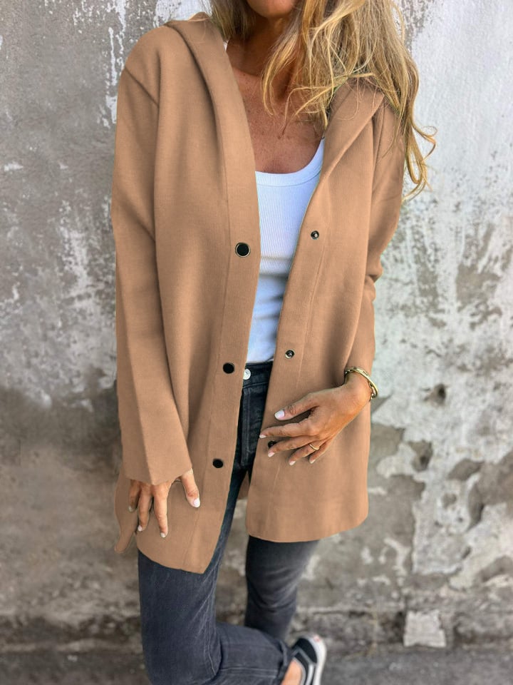 Mich – Buttoned Hooded Jacket