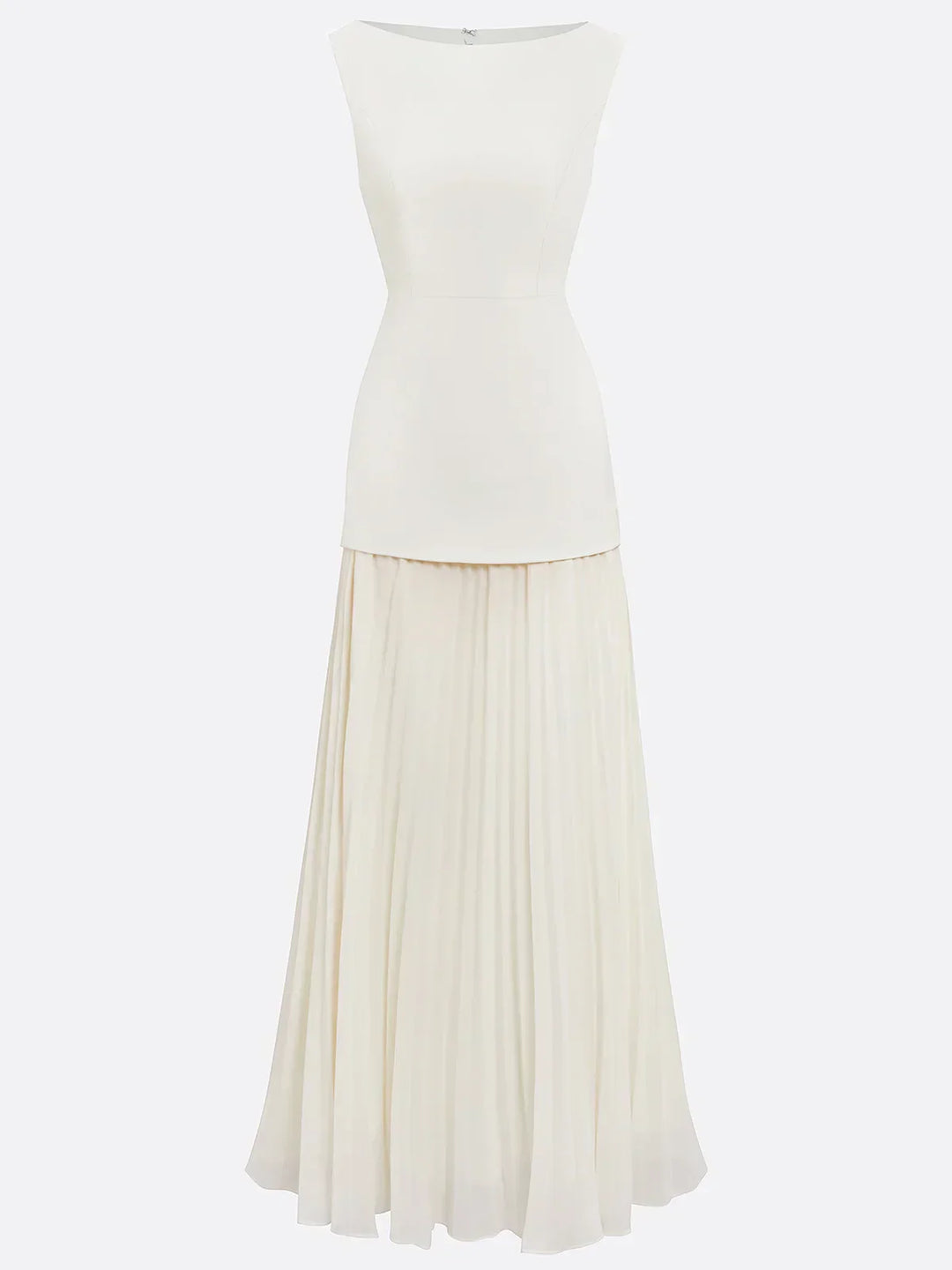 Micaela | Sleeveless Pleated Maxi