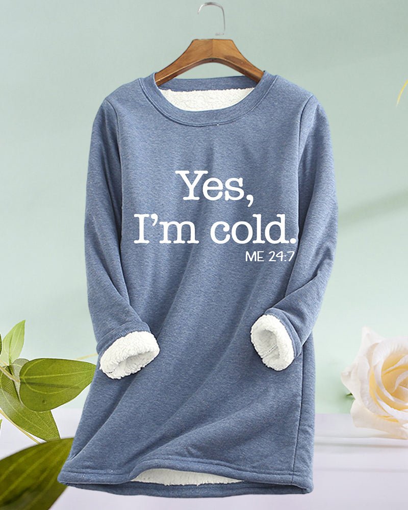 Belle – Graphic Sweatshirt with Round Neck
