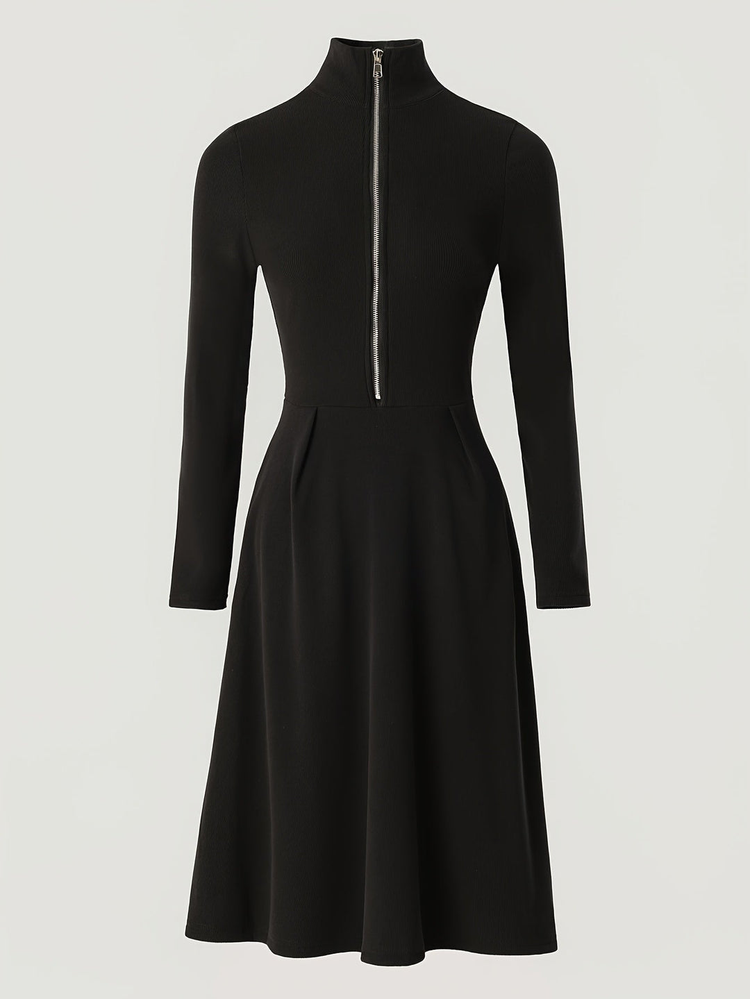Zinnia | Zippered Long Sleeve Dress