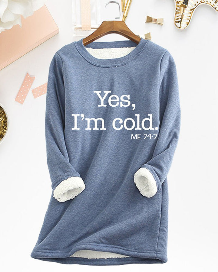 Belle – Graphic Sweatshirt with Round Neck