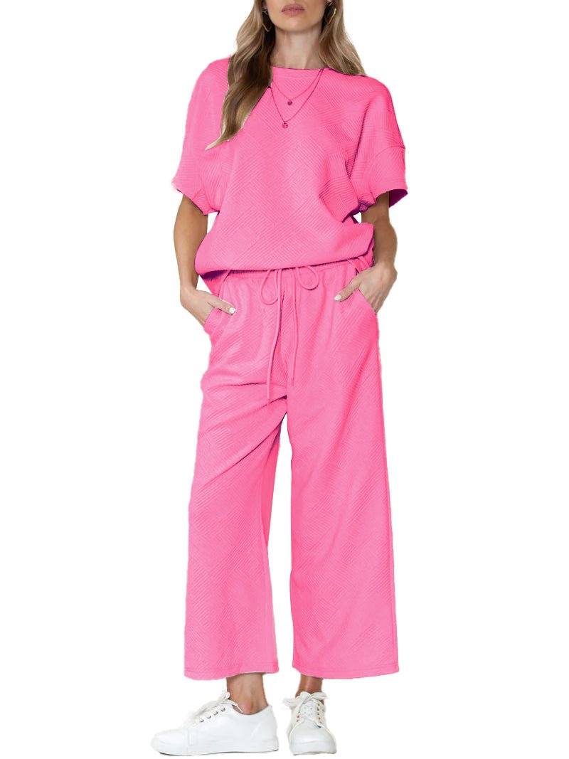 Christine – Off-the-Shoulder 2-Piece Relaxed Set