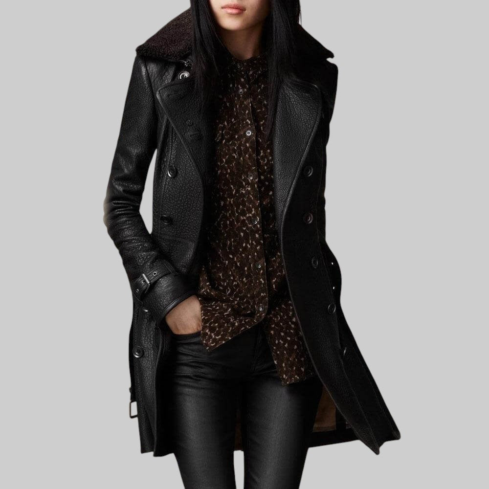 Tonya | Long Belted Coat