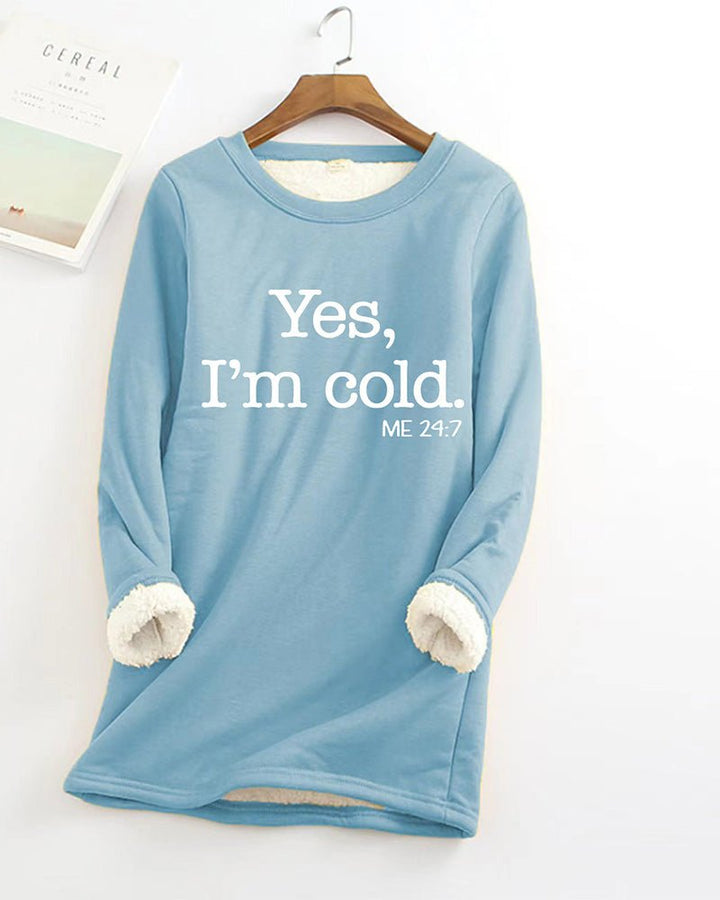 Belle – Graphic Sweatshirt with Round Neck