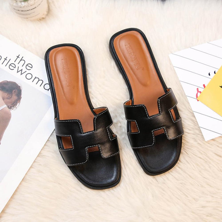 Harper | H-Strap Slip-On Sandals