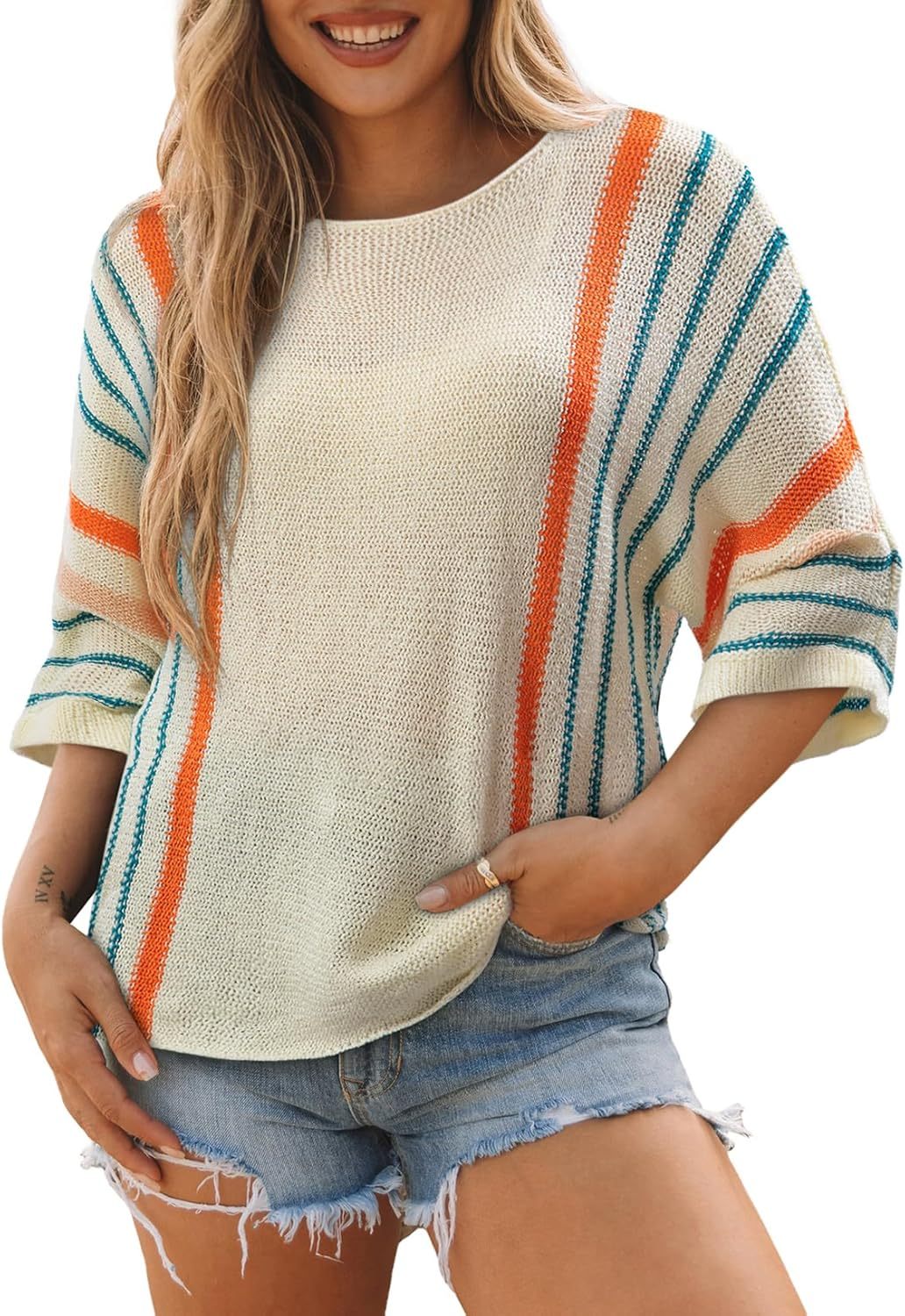 Camila – Boho Knit Sweater with Relaxed Flowy Fit
