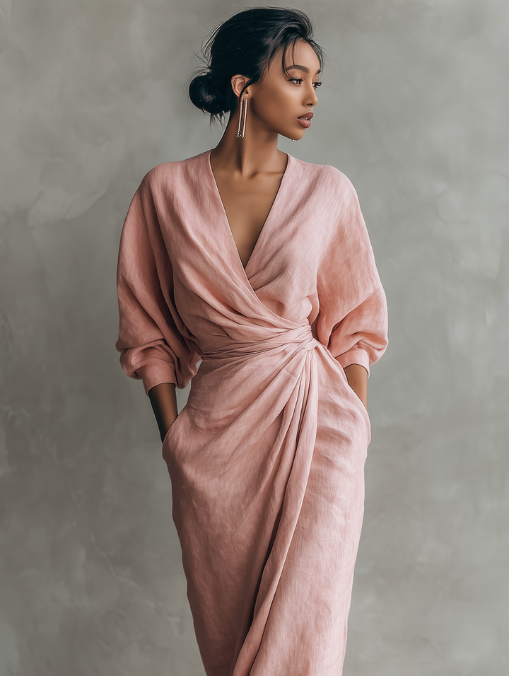 Haven | Relaxed V-neck Maxi Dress