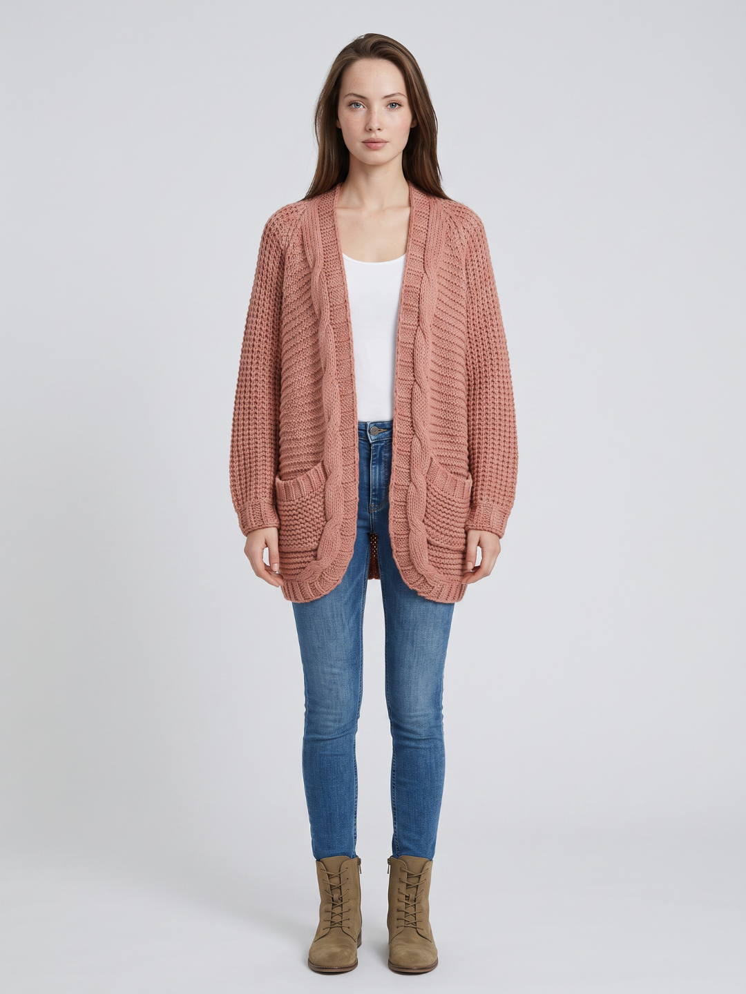 Elissa | Open-Front Knit Cardigan