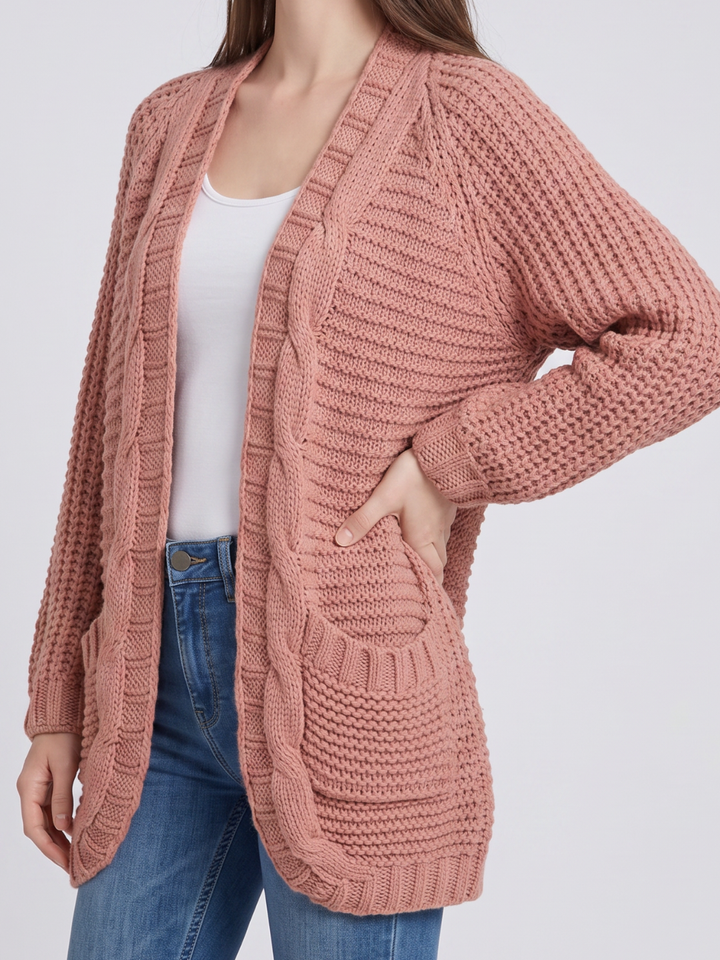 Elissa | Open-Front Knit Cardigan
