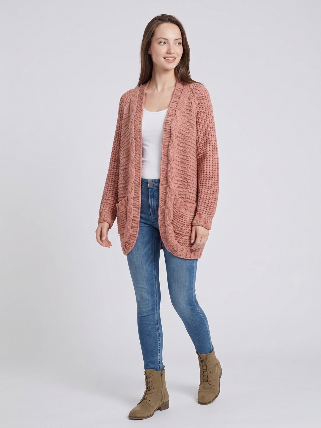 Elissa | Open-Front Knit Cardigan