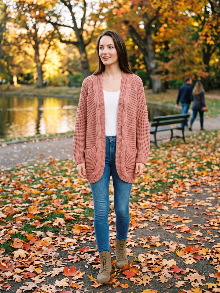 Elissa | Open-Front Knit Cardigan