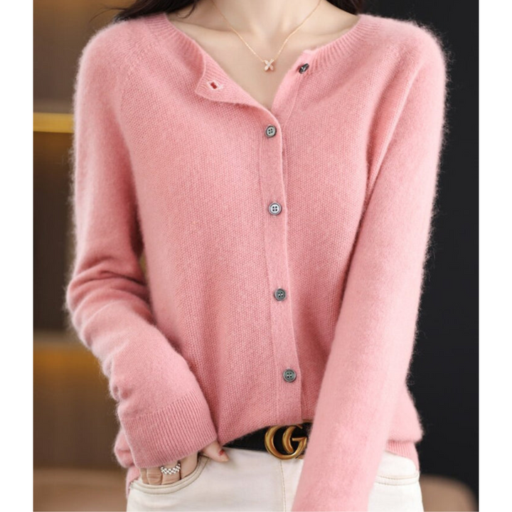Daphne | Elegant O-Neck Cardigan