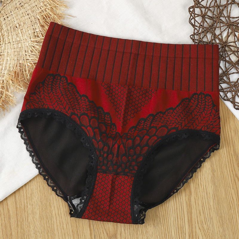 Teresa – High-Waist Shapewear Panty with Floral Lace