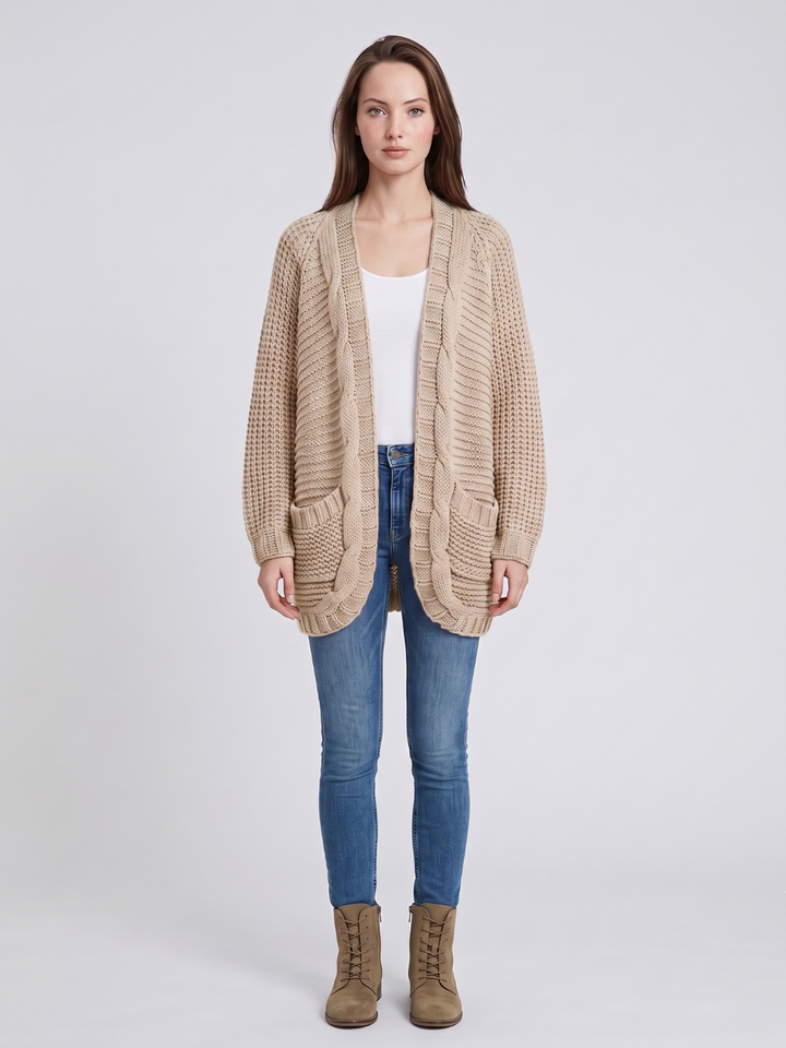 Elissa | Open-Front Knit Cardigan