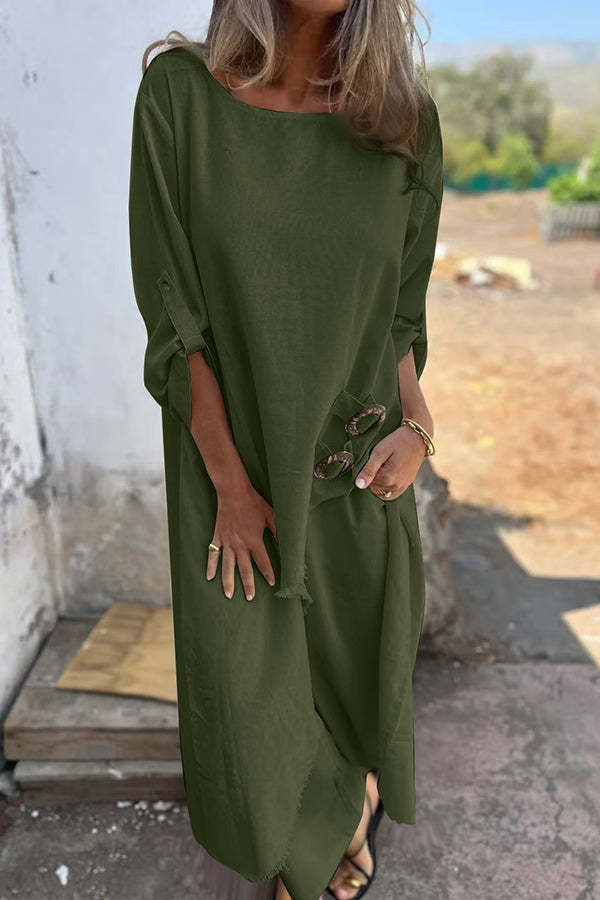 Sabine – Asymmetric Hem Flowing Set