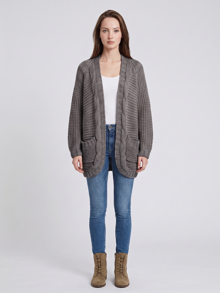 Elissa | Open-Front Knit Cardigan