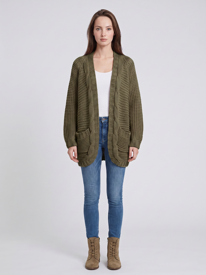 Elissa | Open-Front Knit Cardigan