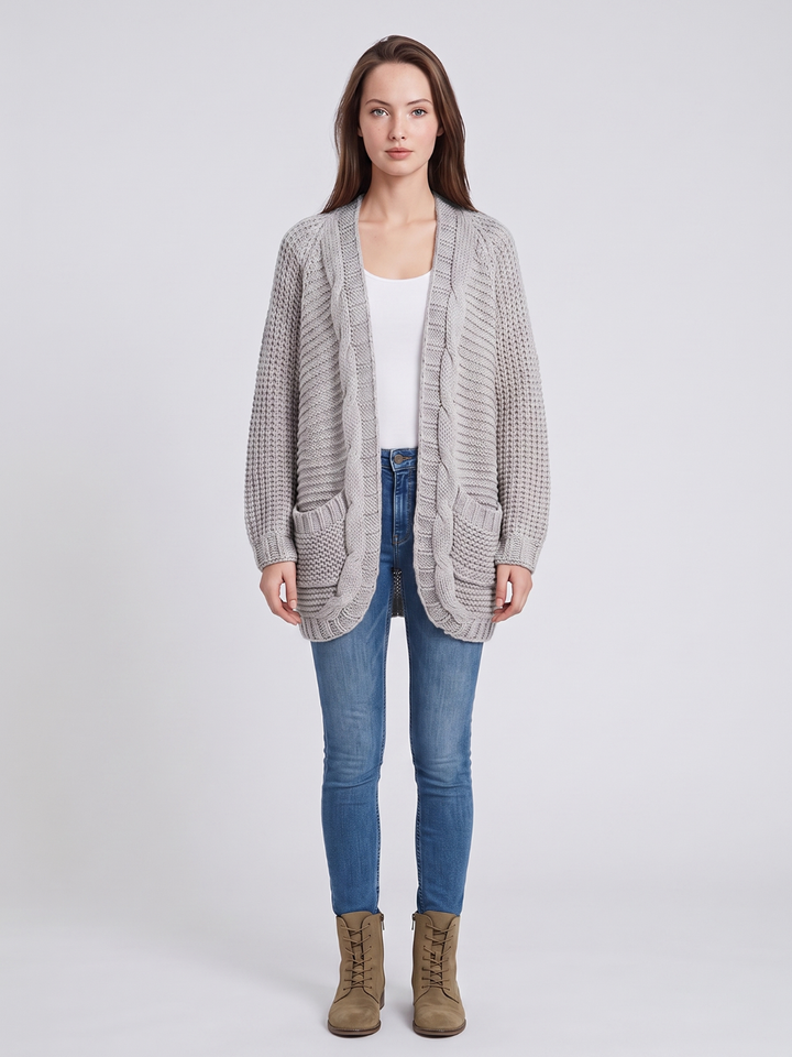 Elissa | Open-Front Knit Cardigan