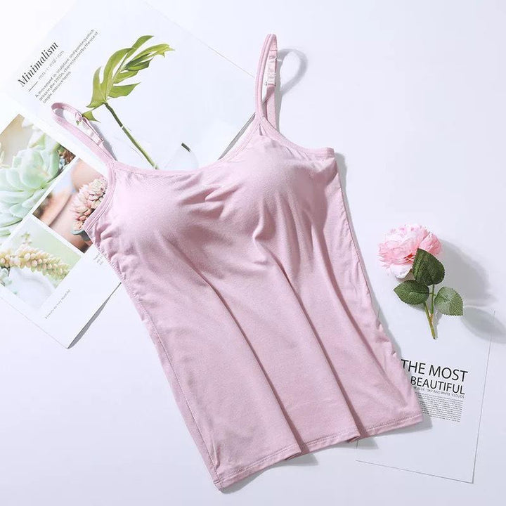 Padded Tank Top – Built-In Bra Tank Top