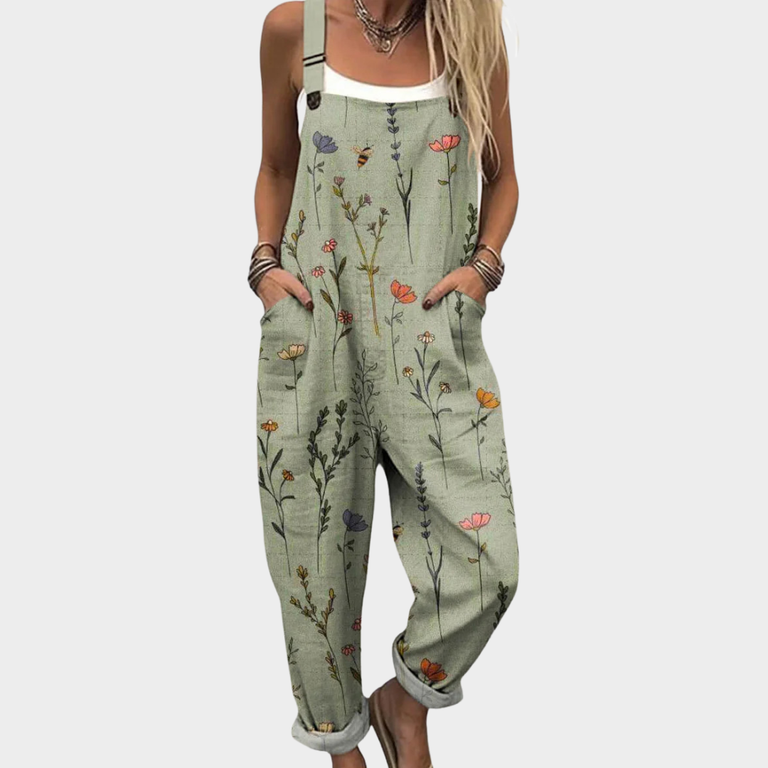Meadow | Floral Printed Overalls