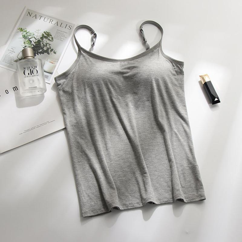 Padded Tank Top – Built-In Bra Tank Top