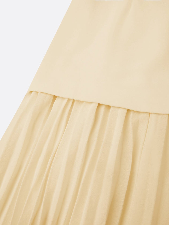 Micaela | Sleeveless Pleated Maxi