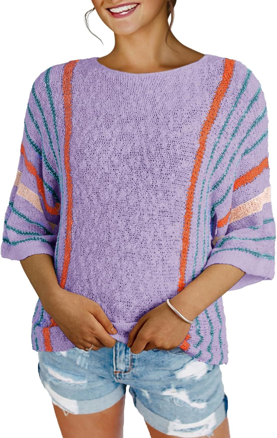 Camila – Boho Knit Sweater with Relaxed Flowy Fit