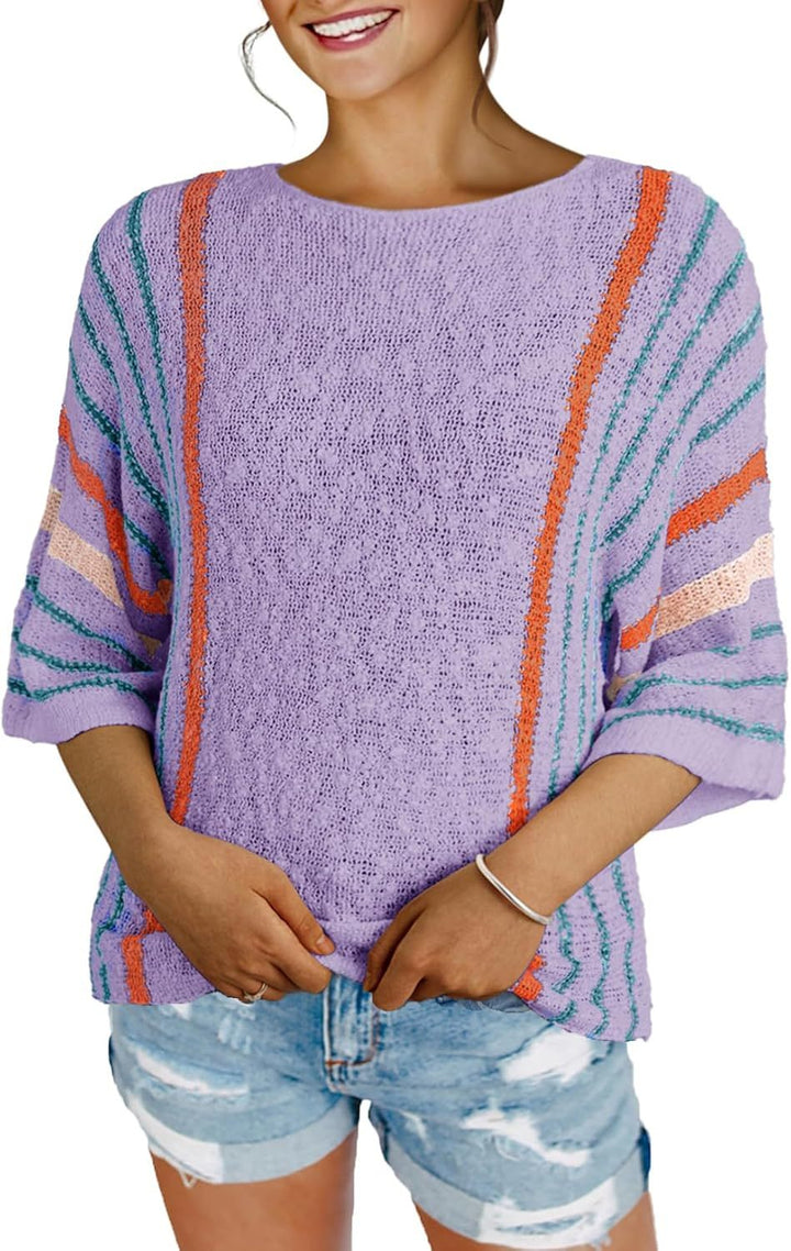 Camila – Boho Knit Sweater with Relaxed Flowy Fit