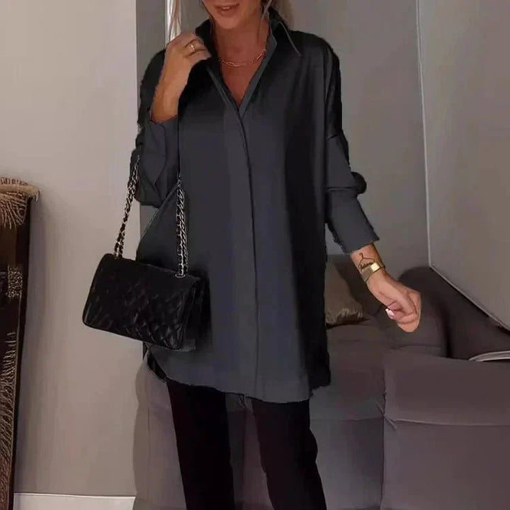 Carlita – Oversized Button-Up Shirt