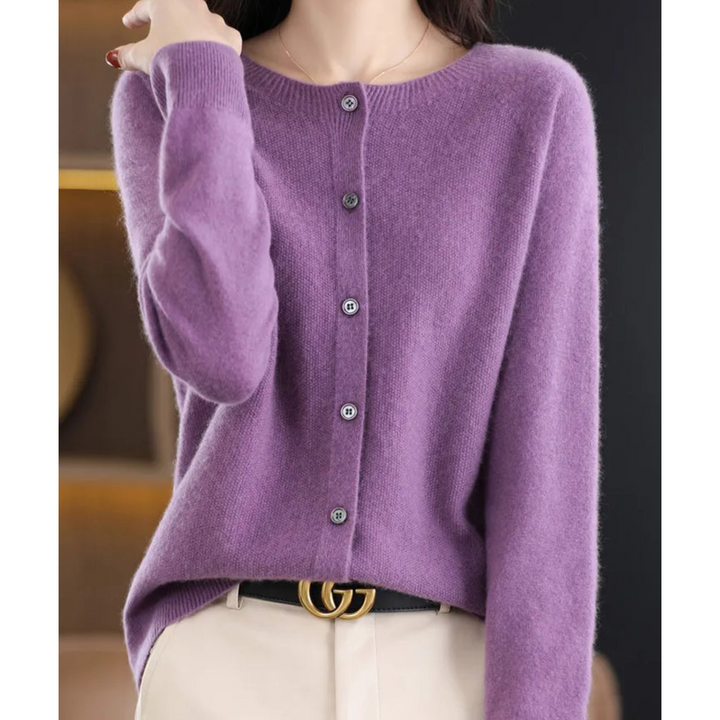 Daphne | Elegant O-Neck Cardigan