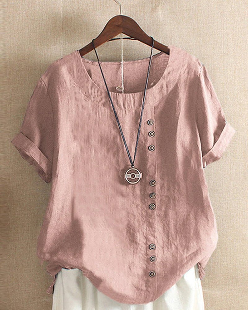 Miranda – High-Low Hem Relaxed Summer Tee