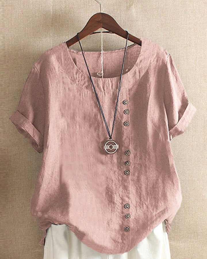 Miranda – High-Low Hem Relaxed Summer Tee