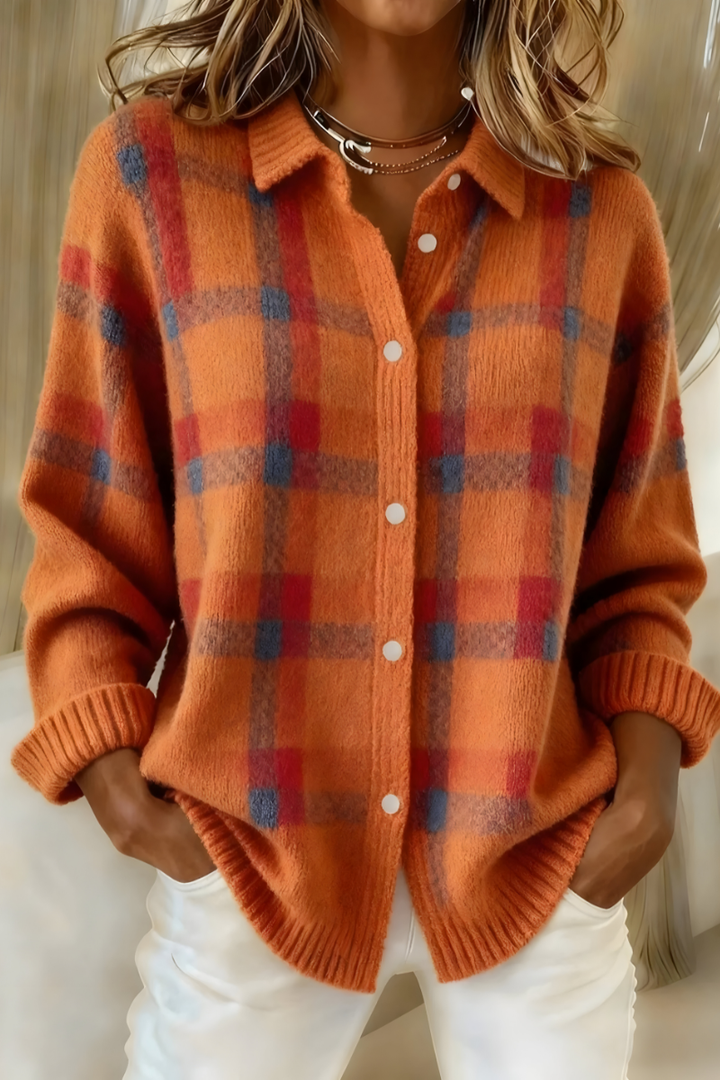 Candice | Plaid Cardigan