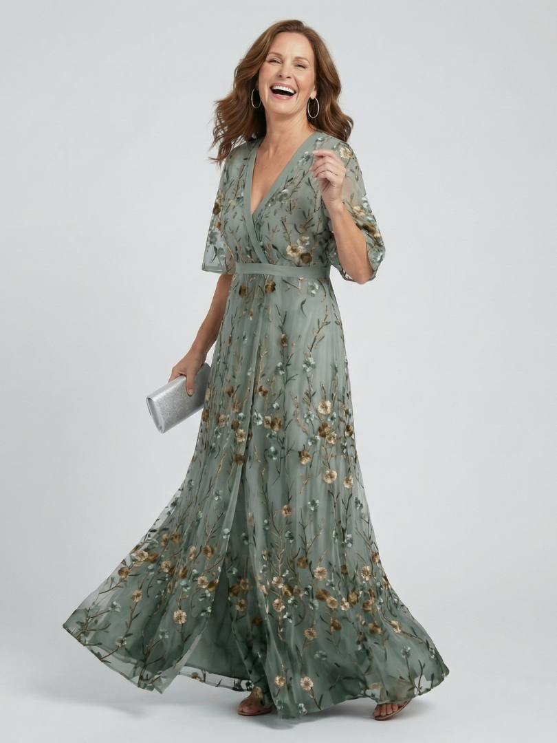 Selora | Flowy Floral Maxi Dress