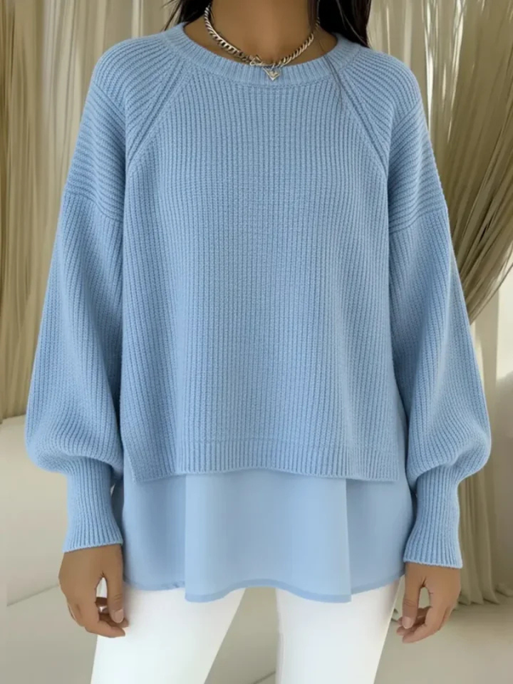 Clara | Two-Piece Effect Sweater