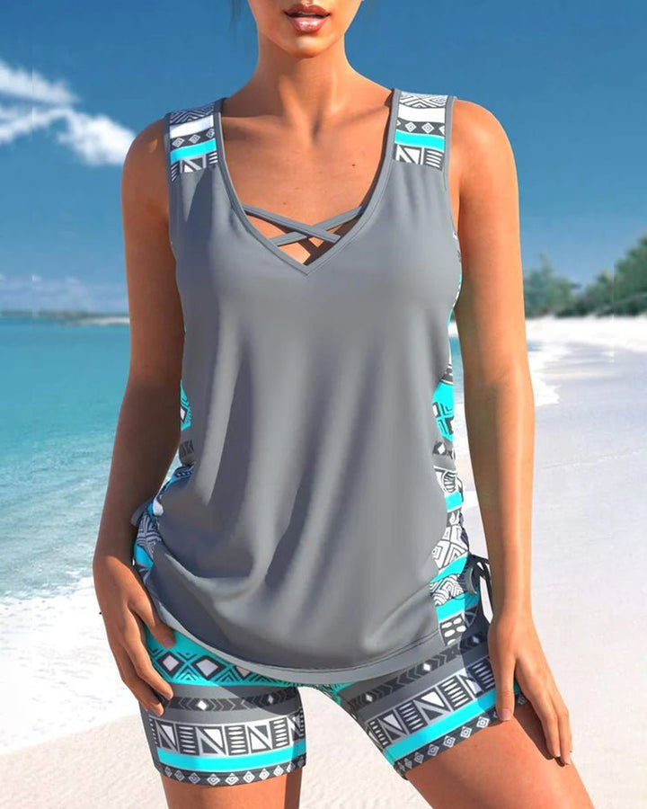 Azari – Swim Tankini with Tummy Coverage