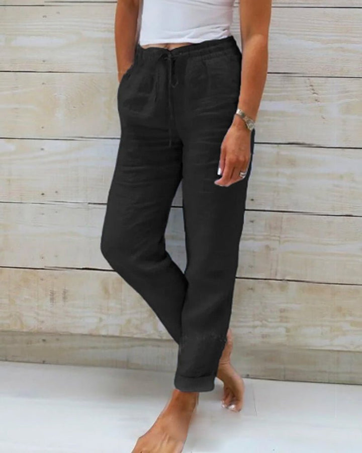 Selena – Tapered Joggers with Drawstring Waist