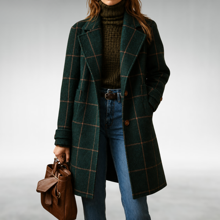 Lauren | Classic Checkered Coat