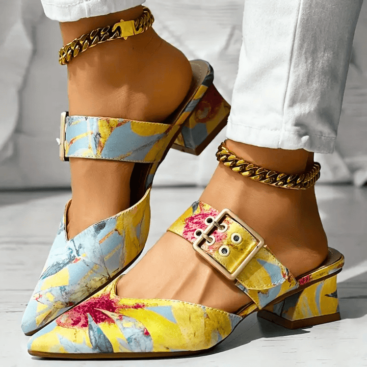 Bello – Rainbow Heels with Adjustable Straps