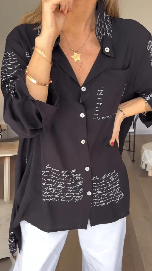 Jonah – Statement Shirt with Swallowtail Hem