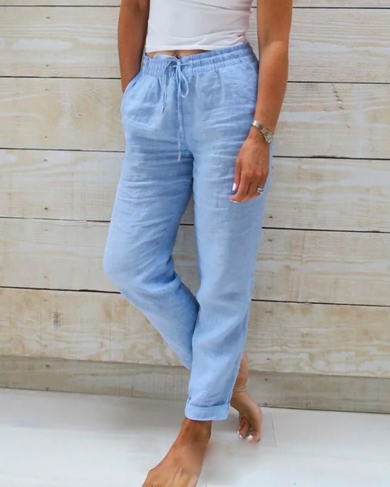Selena – Tapered Joggers with Drawstring Waist
