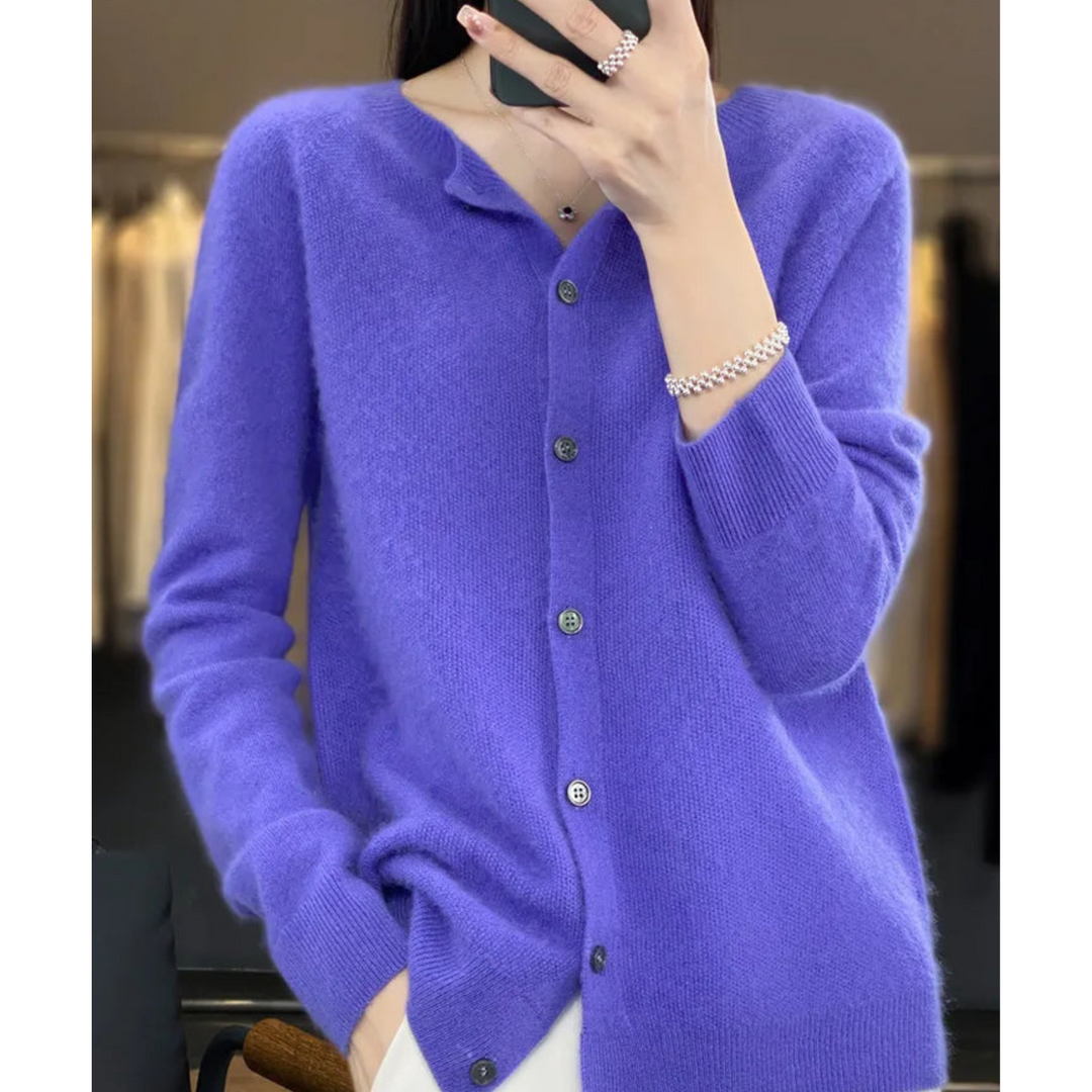 Daphne | Elegant O-Neck Cardigan