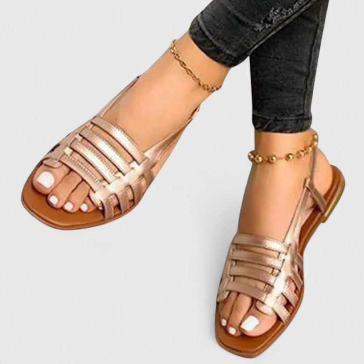 Loredana | Strappy Flat Sandals