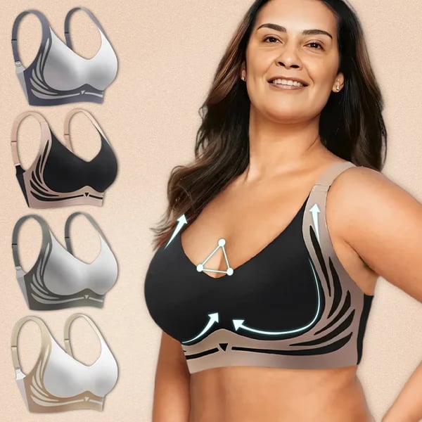 Abby – Wireless Lift Bra with Wide Lace Straps